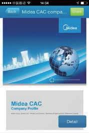 APP Application Midea CAC News APP Midea