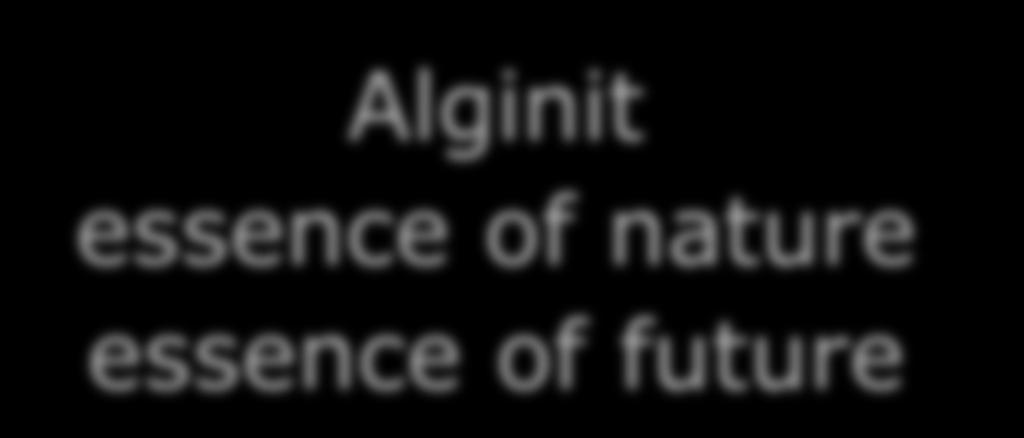 Alginit essence of nature essence of future Dr.