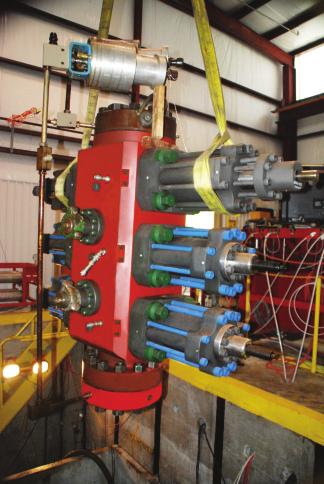 New 6.375 Triple BOP and 4.06 Two Door Stripper Packer NOV Texas Oil Tools has recently completed the manufacturing and qualification testing for a new 6 3/8 Model ES64 BOP stack.