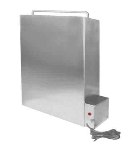 cabinet with timer (20 knife model available) The units contain a tube that