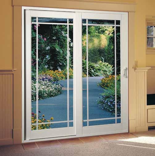 Tuscany Series Sliding Doors Premium Exterior Vinyl Finishes Now you can have the superior energy-efficiency and maintenance-free performance of vinyl, with more color flexibility, allowing you to