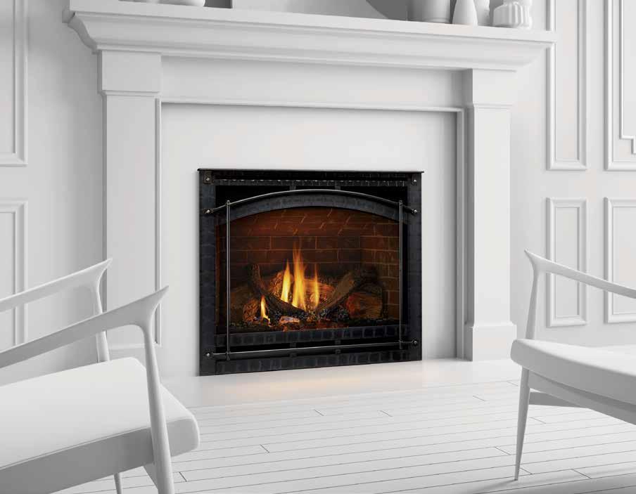 28 " 32 " 36 " 42 " SLIMLINE SERIES DIRECT VENT GAS FIREPLACE SlimLine fireplaces fit where others don t. Slender profiles make unique installations a reality.