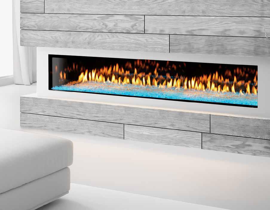 48 " 60 " 72 " PRIMO DIRECT VENT GAS FIREPLACE Warm up to our most luxurious fireplace yet.