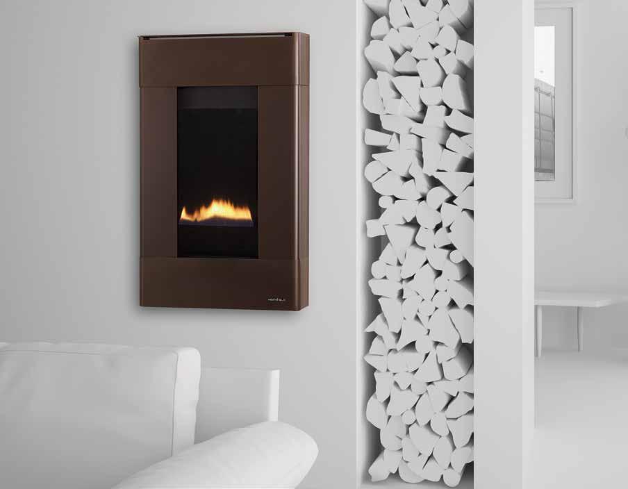 H V REVO SERIES DIRECT VENT GAS FIREPLACE The REVO Series comes in horizontal or vertical models.