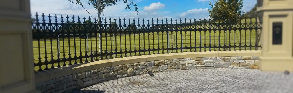 into evenly drilled holes making it a great solution to uneven or decorative stone walls.
