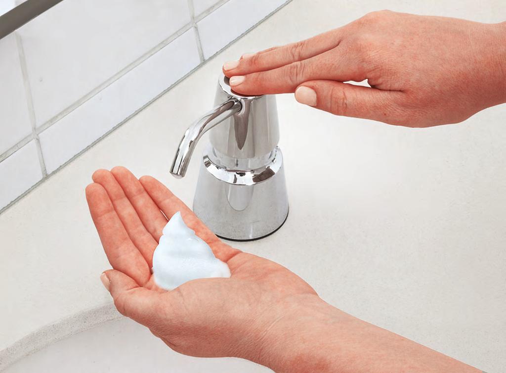 Counter-Mounted Manual Soap Dispensers Bobrick s counter-mounted soap dispensers are the standard of quality and economy Top-fill convenience features ease of