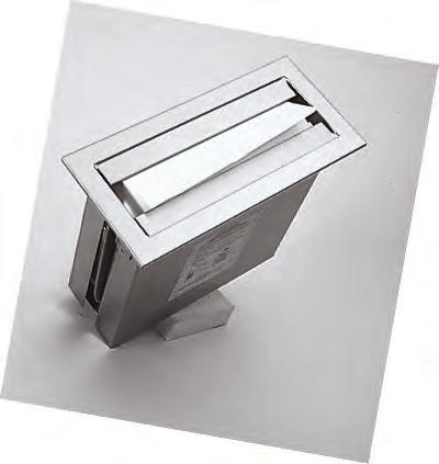369-130 TowelMate Accessory Countertop Towel Dispenser 12-3/4'' 325mm 1'' 25mm 6'' 150mm 1/4'' 6mm 11-5/16'' 285mm (Overall Height) 4-1/8'' 105mm 10-7/8'' 275mm B-369 ClassicSeries RECESSED PAPER