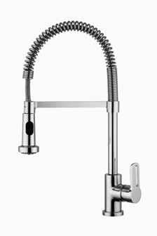 RD00130/31 CR External single lever shower column, wheelbase 150 ± 20, shower head 200 x 200 mm, 1-jet hand-shower.