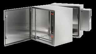 Available in both solid single-door and solid double-hinged door models, with or without air conditioning, PROTEK stainless steel cabinets are a superior choice for network equipment,