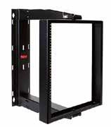 19-INCH HINGED WALL-MOUNT PANEL: STANDARD SIZES Catalog Number Height (Inches) Load Rating (Lbs.) Rack Units 19" Hinged Wall-Mount Panel E19HPM1U 1.