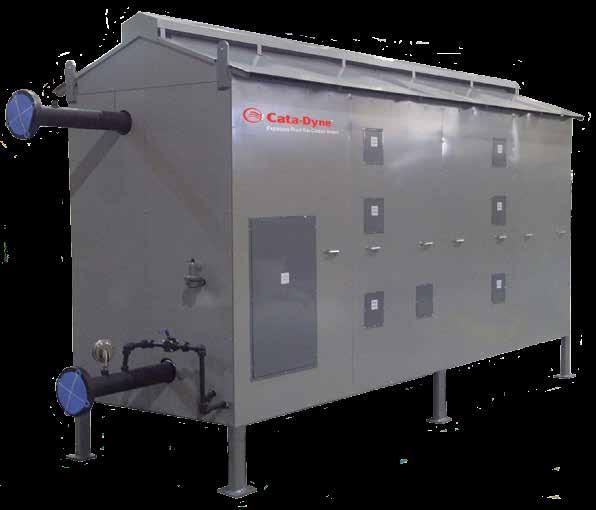 LH Series Natural Gas Line Heaters The Cata Dyne LH Line Heater prevents equipment freezing and possible hydrate formation during pressure reduction at natural gas regulating sites.