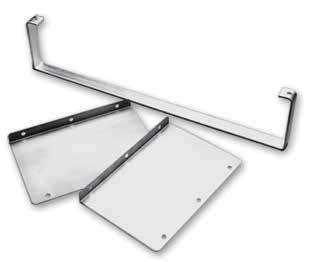 Wall Mounting Brackets Optional stainless steel or mild steel constructed mounting brackets and hardware Standard wall brackets can mount Cata Dyne heaters 7.