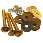 Metal Oval Washers & Retainers, 04-3809 659795 Bolt Tank To Bowl Bolt Kit,