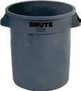 Round Brute Bins Industrial Square Bins Plastic Brute Bin 38L Grey Brute Bin 38L White Brute Bin & Lid 38L Grey Brute Bin Dolly (shown with bin) Strong snap-on lid keeps odours in Reinforced rim for