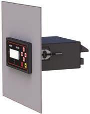 designed for direct mounting in a control room panel.