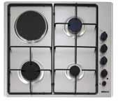 Built-In Hobs Gas Hobs Built-In Hobs Domino Hobs Built-In Hobs Domino Hobs HIZM 64110 X 60 cm Mixed Hob with 3 Gas Burners + 1 Hotplate HDG 32210 SX 30 cm Gas Hob HDS 32400 X HDC 32201 X HDC 32200 X