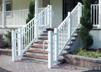 Railing system as an option.