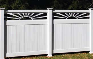 Our assortment includes accents that work on fences, railing, mailboxes,