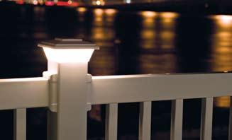 Perfect for entertaining areas that require light in the evenings or to simply showcase your fence, deck, or patio areas.