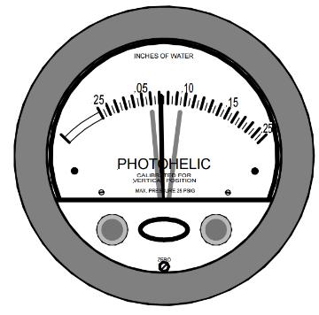 Static Pressure Control (Photohelic) The dampers can be controlled by a building static pressure control.