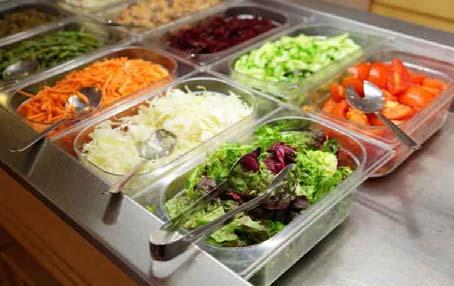 Time and Temperature Relationships Exceptions to temperature rule for potentially hazardous food (H&SC 113996 (d)): Potentially hazardous foods held for dispensing in serving lines and salad bars