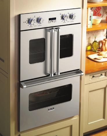 VIKING PROFESSIONAL FRENCH-DOOR DOUBLE OVEN Introducing total convenience with the same superior power and performance as other Viking