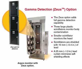 Application Note Passive Whole Body Monitoring Nuclear Power Industry Application Introduction to the Argos -5AB Zeus (Gamma Option) and the GEM -5 Gamma Exit Monitor CANBERRA s personnel