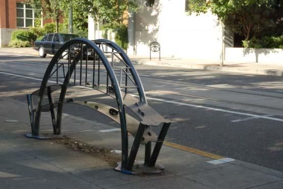 Locate public art outside of pedestrian travel routes to limit any conflicts with vehicular, bicycle, or pedestrian circulation.