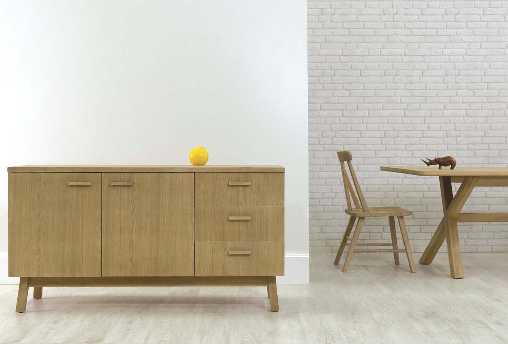 Cardona Living The Cardona range is versatile refined yet a little rugged. Its dining table and chairs have gently organic contours yet its sharp-edged sideboards and coffee tables are sleeker.