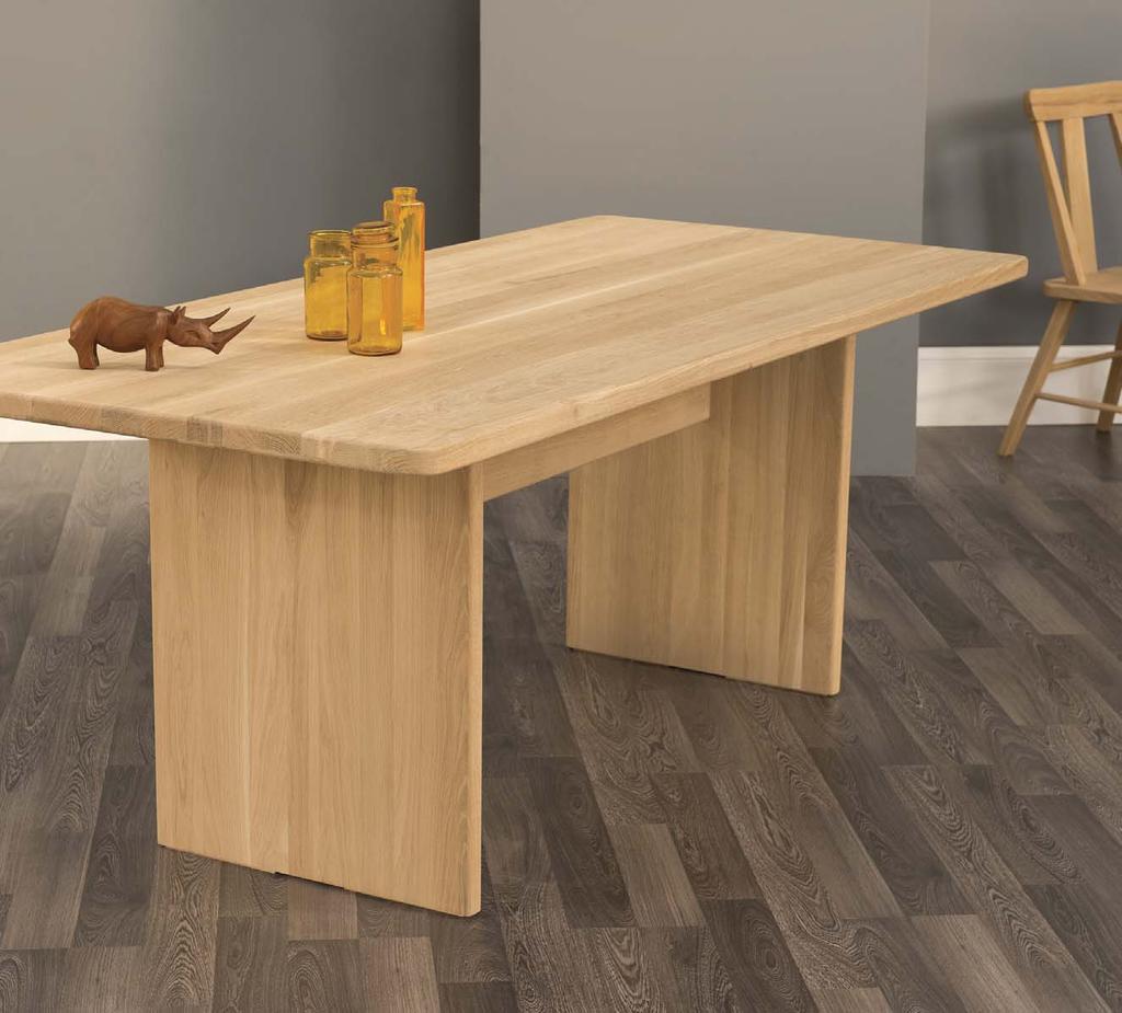 Gliben Dining The Gliben dining table is an individual piece with a powerful presence.