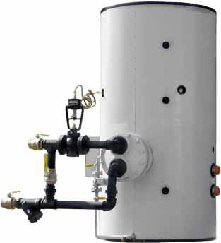 31 Hot Water Generators Water to Water & Steam to Water Vertical Tanks Horizontal Tanks NOTE: Unit shown with optional water-to-water