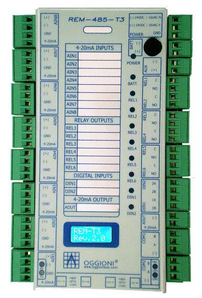 Gas Detection Control Panel CM-80-ID Operator Manual Rev. 1.3.1 January 2014 Pag. 17/40 5.