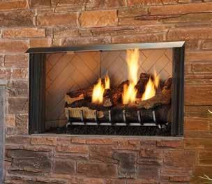 Experience the Villa Gas fireplace.