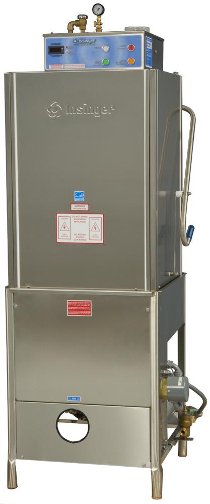 PART 1 TECHNICAL INFORMATION Project Item Quantity CSI - 11400 Approval Date COMMANDER 18-6H Automatic Extra High Single Tank Door Type Dishwasher DESIGN Automatic door type, single tank dishwasher