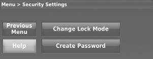 Adjusting security settings You can adjust security options to prevent unauthorized changes to system settings.