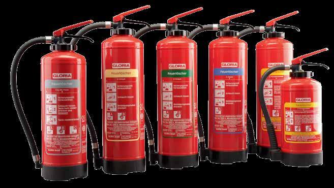 18 Portable fire extinguishers EASY LINE with bracket Refillable fire extinguishers DIN EN 3, GS, MED The devices are compliant with the Directive 96/98/EC on ISO 9001:2008 marine equipment FM 27122