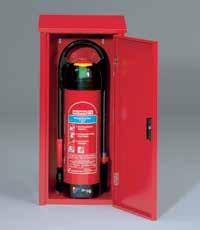 Accessories Safety cabinets for fire extinguishers Cabinets for fire extinguishers Protective cabinets for fixing the fire extinguisher in accordance with DIN EN 3 Protective cabinet made of