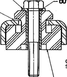 c 27 Installation For single operation, four rubber vibration absorber grommets are supplied with each compressor (see fig. 18).