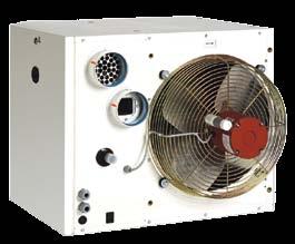 The model with axial fan UDSA has firing rates from 8 to 100 kw in horizontal execution - 14 models - or vertical downflow - 10 models.