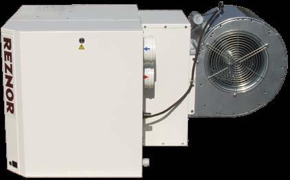 UDSBD units are ideal for heating open doorways with constant running fans or room temperature controlled space heating.