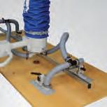 The following grippers are normally used for handling tasks in the wood and glass