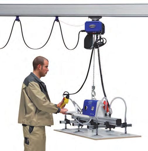 Vacuum Lifting Devices VacuMaster Modular system design The vacuum lifting device VacuMaster is the ideal tool for handling workpieces weighing up to 2,000 kg.