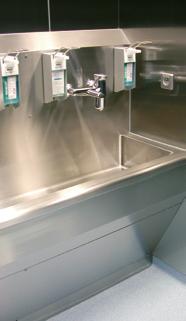 As standard catalogue products we offer sinks with single, double and triple