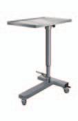 Furniture 2-001 Mayo type instrument table table top height adjusted by hydraulic pump with foot lever table top rotates horizontally 360 t-shaped base with
