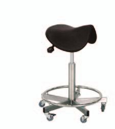 EQUIPMENT FOR OPERATING ROOM 2-043, 2-044- Medical stool with backrest for medical examinations stool with ergonimic, height adjusted back rest round upholstered seat with diameter 350 mm,