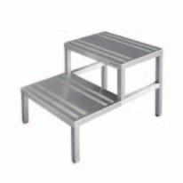 Furniture 2-050 urgical platform two steps foot stool four small legs with level adjustment