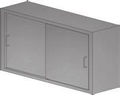 MEDICA AND TORAGE CABINET 2-286 Wall mounted medical cabinet hanging cabinet two wing glass