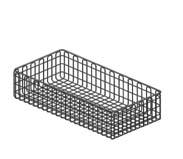 300 350 2-1200 2-1201 2-151 terile goods basket made of stainless steel 018N9 basket without front cut out dimensions [mm]: 2-151 580 285