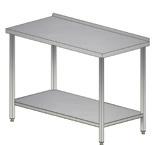 back edge of table upraised to 40 mm, other edges flat cabinet with two wing doors under table top table with level adjustment 2-382-2 1000 600 850 2-382-3 1200 600 850 2-382-4 1400 600 850 modular
