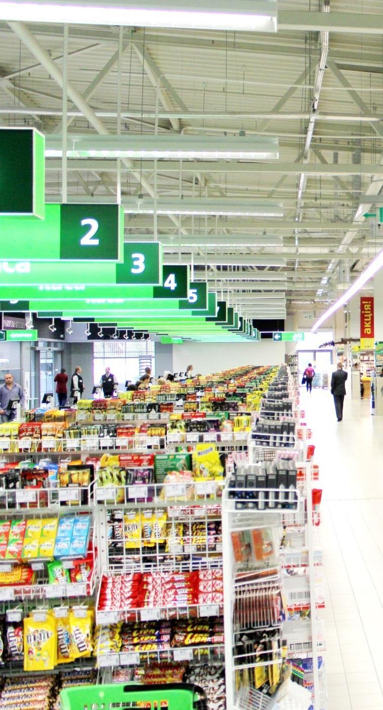 NOVUS Unique Format As regards the size and trade area, NOVUS is like urban hypermarket. Regarding the service level and comfort it could be considered as good global supermarket.